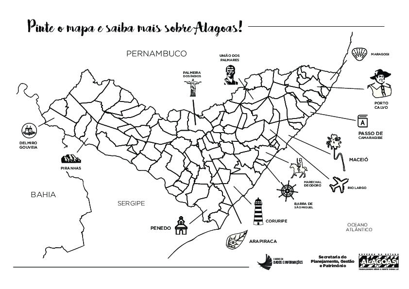 Mapa Portugal Para Pintar